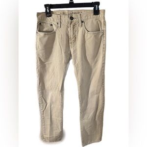 Men’s AMERICAN EAGLE 28x30 slim straight tan jeans